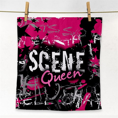 Scene Queen Face Towel from ArtsNow.com Front