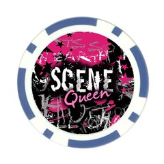 Scene Queen Poker Chip Card Guard (10 pack) from ArtsNow.com Front