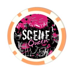 Scene Queen Poker Chip Card Guard (10 pack) from ArtsNow.com Front