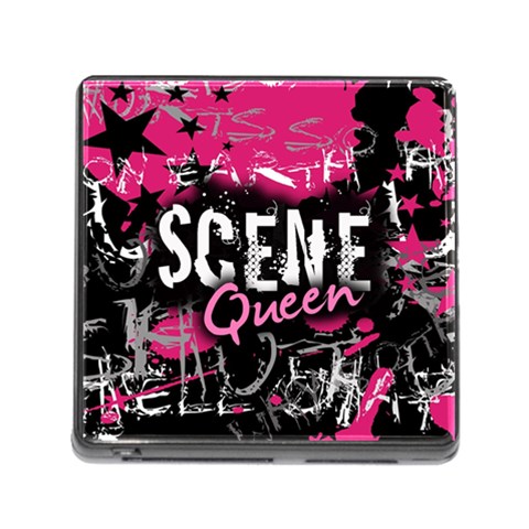 Scene Queen Memory Card Reader with Storage (Square) from ArtsNow.com Front