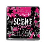 Scene Queen Memory Card Reader with Storage (Square)