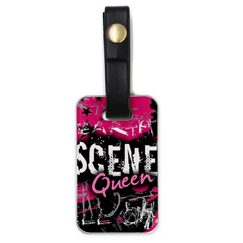 Scene Queen Luggage Tag (one side) from ArtsNow.com Front