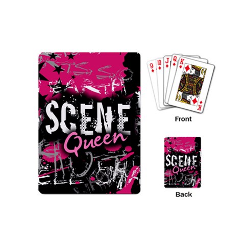 Scene Queen Playing Cards (Mini) from ArtsNow.com Back