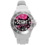 Scene Queen Round Plastic Sport Watch Large