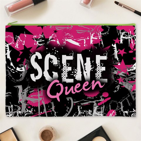 Scene Queen Cosmetic Bag (XXXL) from ArtsNow.com Front