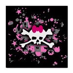 Scene Skull Splatter Tile Coaster