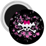 Scene Skull Splatter 3  Magnet