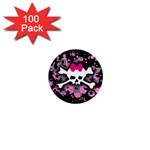 Scene Skull Splatter 1  Mini Magnet (100 pack) 