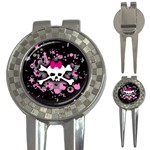 Scene Skull Splatter 3-in-1 Golf Divot