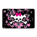 Scene Skull Splatter Magnet (Rectangular)