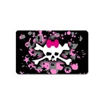 Scene Skull Splatter Magnet (Name Card)