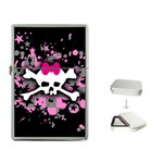 Scene Skull Splatter Flip Top Lighter