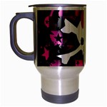 Scene Skull Splatter Travel Mug (Silver Gray)