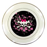 Scene Skull Splatter Porcelain Plate