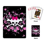 Scene Skull Splatter Playing Cards Single Design