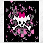 Scene Skull Splatter Canvas 8  x 10 
