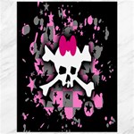 Scene Skull Splatter Canvas 12  x 16 