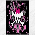 Scene Skull Splatter Canvas 12  x 18 