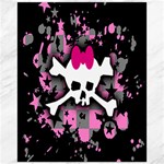 Scene Skull Splatter Canvas 16  x 20 
