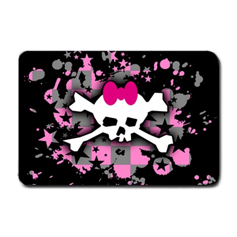 Scene Skull Splatter Small Doormat from ArtsNow.com 24 x16  Door Mat