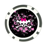 Scene Skull Splatter Poker Chip Card Guard