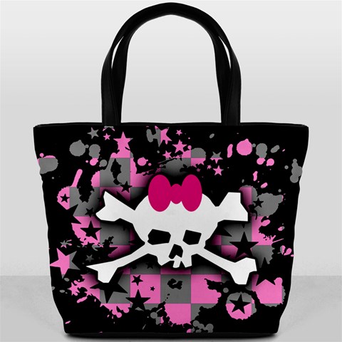 Scene Skull Splatter Bucket Bag from ArtsNow.com Front