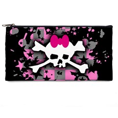 Scene Skull Splatter Pencil Case from ArtsNow.com Front