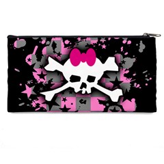 Scene Skull Splatter Pencil Case from ArtsNow.com Back