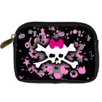 Scene Skull Splatter Digital Camera Leather Case