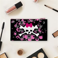 Scene Skull Splatter Cosmetic Bag (Small) from ArtsNow.com Back