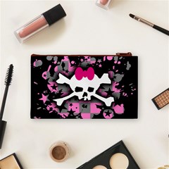 Scene Skull Splatter Cosmetic Bag (Small) from ArtsNow.com Back