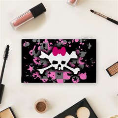 Scene Skull Splatter Cosmetic Bag (Small) from ArtsNow.com Back