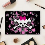 Scene Skull Splatter Cosmetic Bag (Large)