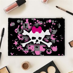 Scene Skull Splatter Cosmetic Bag (Large) from ArtsNow.com Back