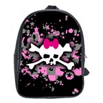 Scene Skull Splatter School Bag (Large)