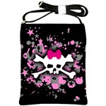 Scene Skull Splatter Shoulder Sling Bag