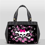 Scene Skull Splatter Oversize Office Handbag (One Side)