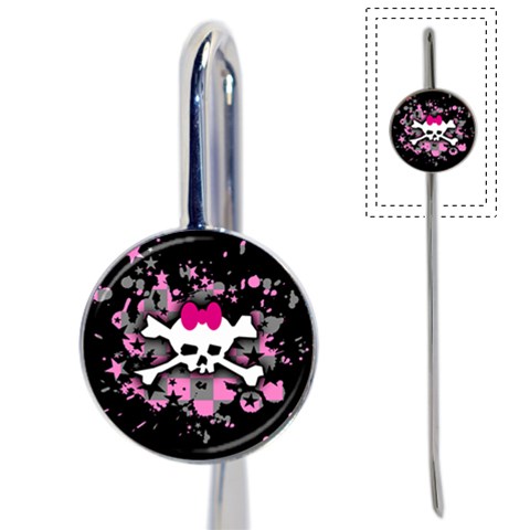Scene Skull Splatter Book Mark from ArtsNow.com Front