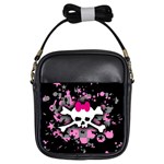 Scene Skull Splatter Girls Sling Bag