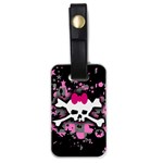 Scene Skull Splatter Luggage Tag (one side)