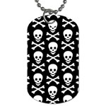 Skull and Crossbones Dog Tag (One Side)