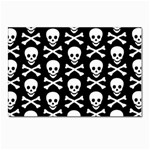 Skull and Crossbones Postcard 4 x 6  (Pkg of 10)