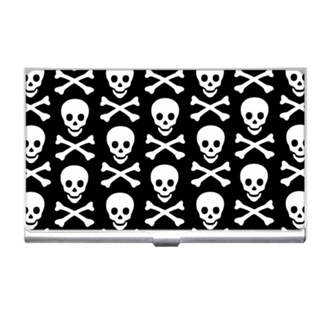 Skull and Crossbones Business Card Holder from ArtsNow.com Front