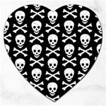 Skull and Crossbones Jigsaw Puzzle (Heart)
