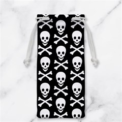 Skull and Crossbones Jewelry Bag from ArtsNow.com Front