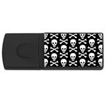 Skull and Crossbones USB Flash Drive Rectangular (4 GB)