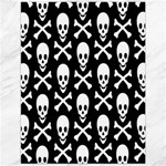 Skull and Crossbones Canvas 12  x 16 