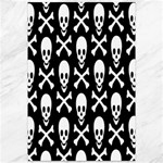 Skull and Crossbones Canvas 12  x 18 