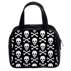 Skull and Crossbones Classic Handbag (Two Sides) from ArtsNow.com Front