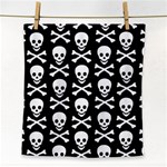 Skull and Crossbones Face Towel